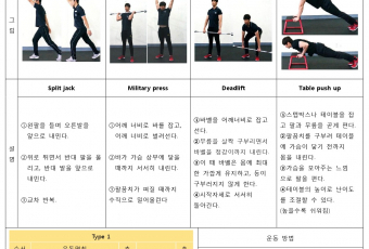 6월 첫번째 운동프로그램